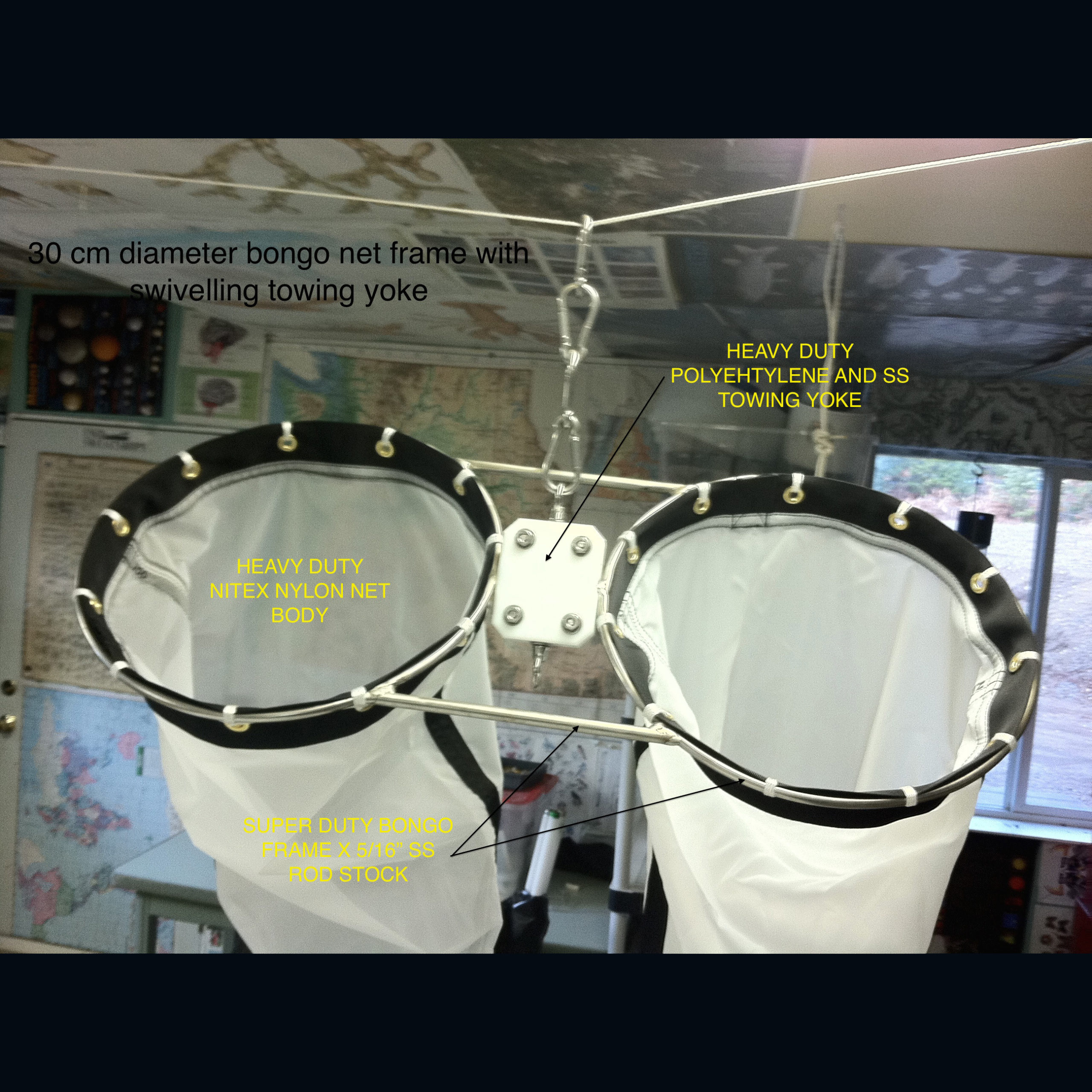 Bongo Plankton Net 30 cm Diameter