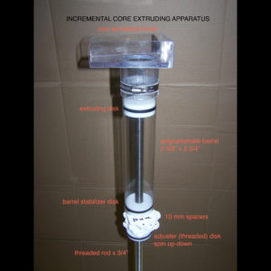 Standard Incremental Core Extruding Apparatus